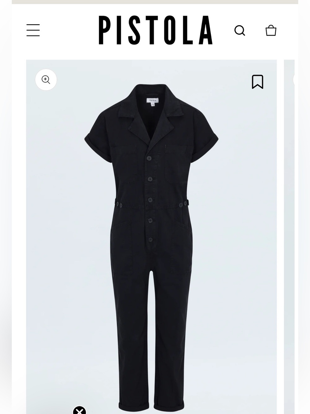 PISTOLA GROVER JUMPSUIT - FADE TO BLACK